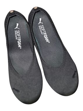 Puma Black SoftFoam+ Women's Slip-On Ballet Flats